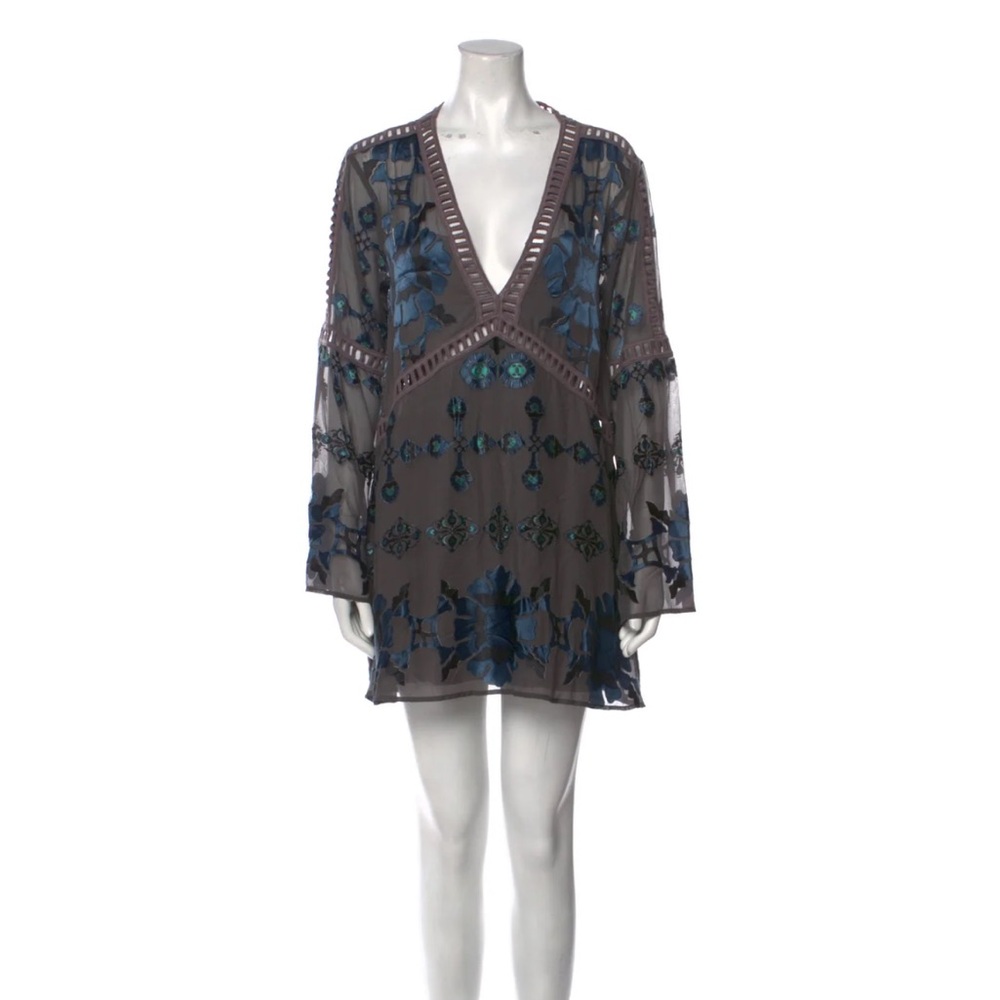 For Love And Lemons Barcelona Floral Mini Dress